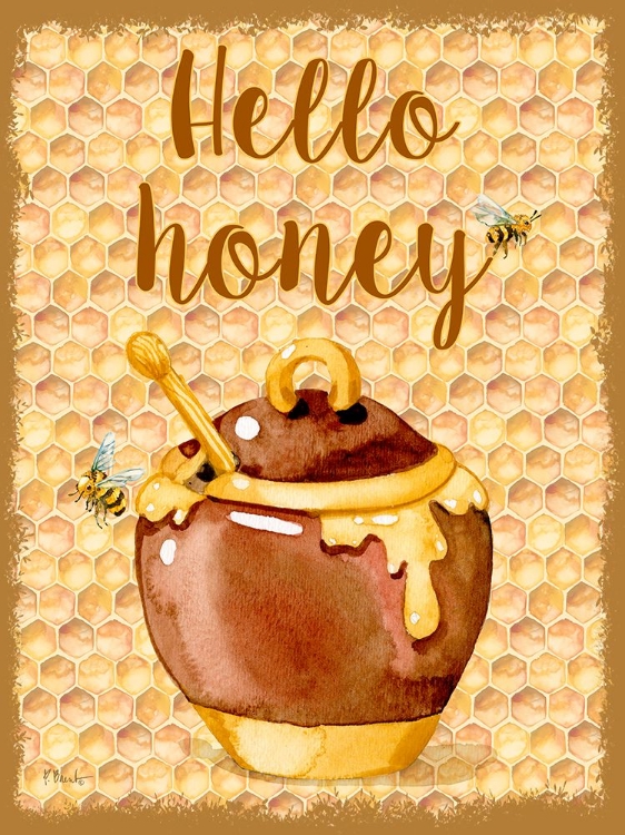 Picture of HONEY POT VERTICAL - HONEYCOMB