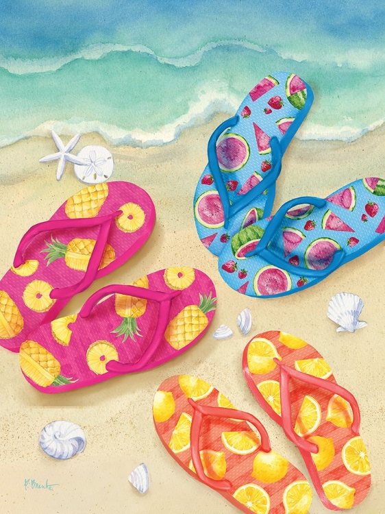 Picture of FRUITY FLIP FLOPS VERTICAL