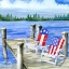 Picture of PATRIOTIC DOCK II