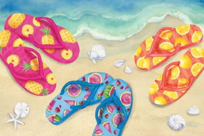 Picture of FRUITY FLIP FLOPS HORIZONTAL I