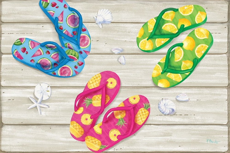 Picture of FRUITY FLIP FLOPS HORIZONTAL II