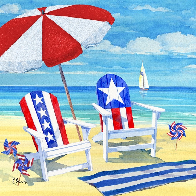 Picture of PATRIOTIC BEACH I