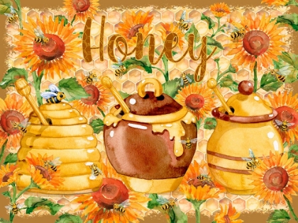 Picture of HONEY POTS AND SUNFLOWERS
