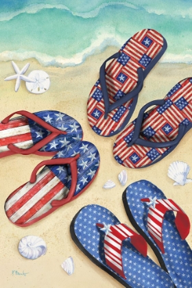 Picture of AMERICANA BEACH FLIP FLOPS VERTICAL II