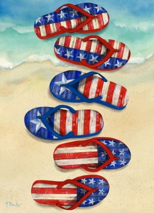 Picture of FREEDOM FLIP FLOPS VERTICAL - BEACH