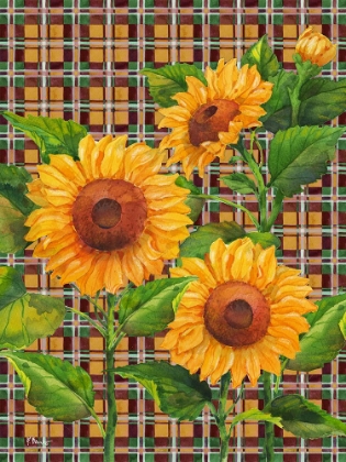 Picture of SUNFLOWER PLAID VERTICAL