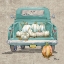Picture of WHITE PUMPKIN TRUCK