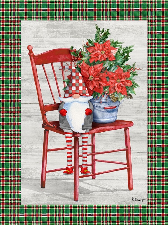 Picture of POINSETTIA GNOME VERTICAL I