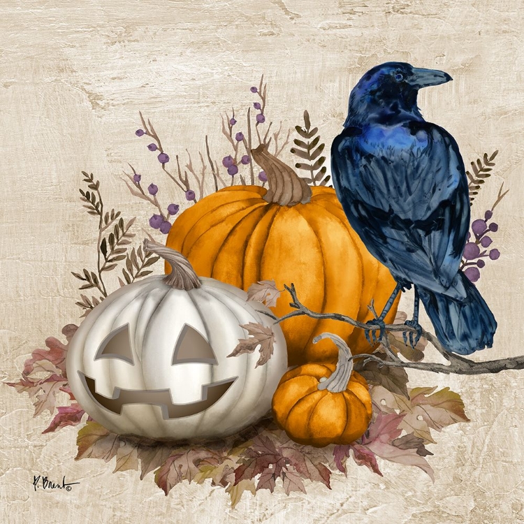Picture of FALL CROW I - HALLOWEEN
