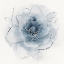 Picture of BLUE LINE FLORAL I