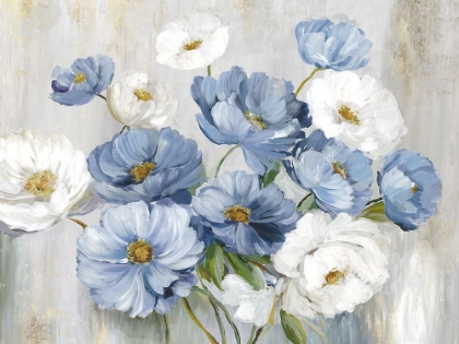 Picture of BLUE WINTER FLORALS