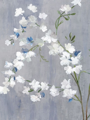 Picture of BLUE WHITE BLOSSOMS I