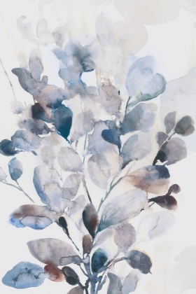 Picture of BLUE BOHO LEAVES I