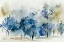 Picture of STANDING STILL BLUE I