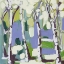 Picture of BIRCH IN SUMMER II