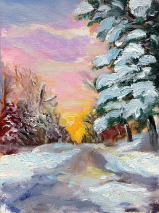 Picture of SUNSET IN WINTER