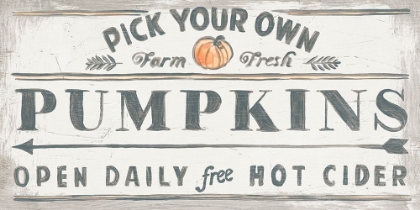 Picture of PUMPKIN PICKING SIGNS I