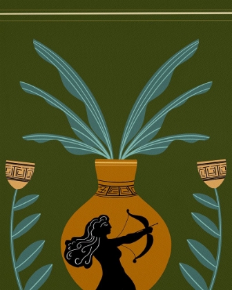 Picture of WARRIOR GODDESS VASE II