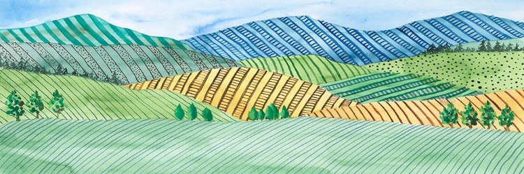 Picture of STRIPED LANDSCAPE II