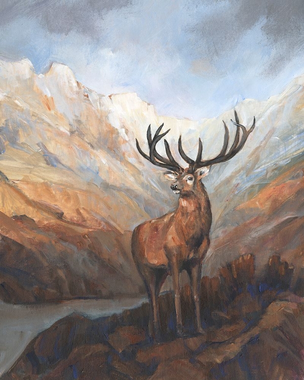 Picture of GREAT STAG IN MOUNTAINS I