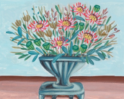 Picture of SPRING VASE ON PEDESTAL II