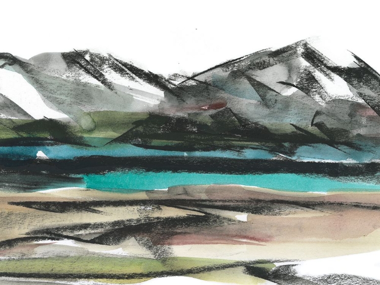 Picture of ABSTRACT MOUNTAIN VIEW III