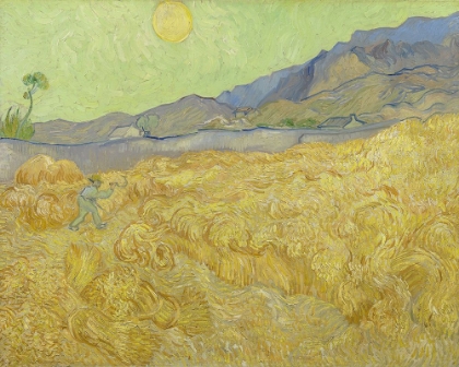 Picture of WHEATFIELD WITH A REAPER