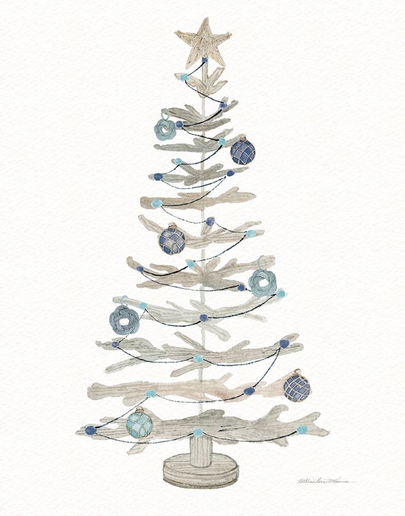 Picture of DECORATIVE COASTAL HOLIDAY TREE II