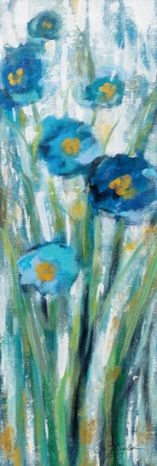 Picture of TALL BLUE FLOWERS I