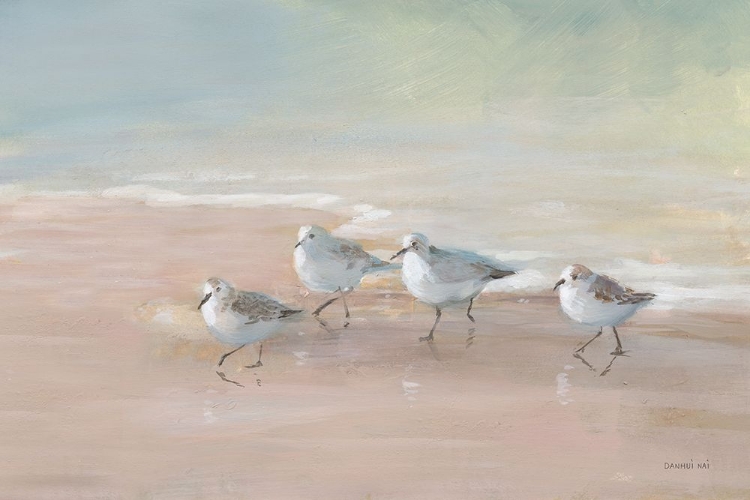 Picture of SHOREBIRDS ON THE SAND I