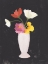 Picture of FLORAL ON BLACK I