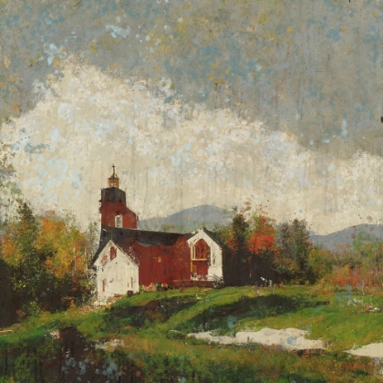 Picture of VERMONT, RED BARN I