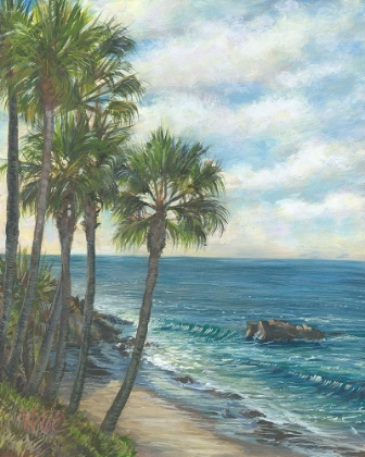 Picture of LAGUNA PALMS AND CLIFF