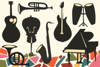 Picture of CUT PAPER INSTRUMENTS COLLECTION A