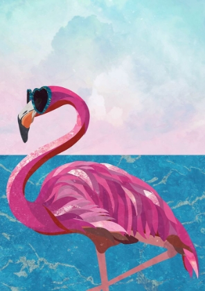 Picture of FLAMINGO GOES TO THE BEACH
