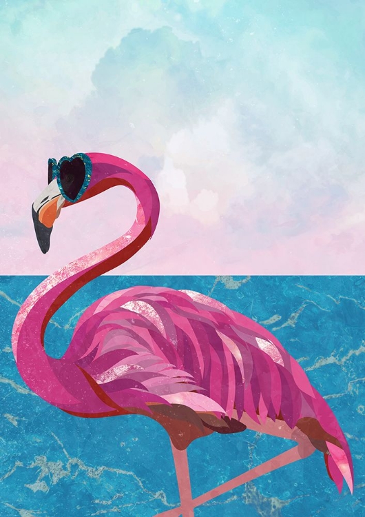 Picture of FLAMINGO GOES TO THE BEACH