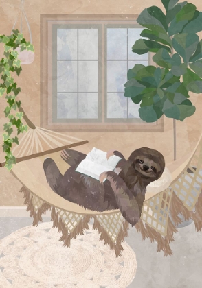 Picture of LAZY SLOTH IN HAMMOCK