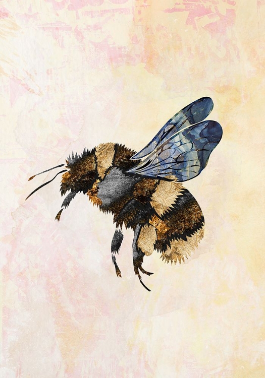 Picture of GRUNGE WATERCOLOUR BEE