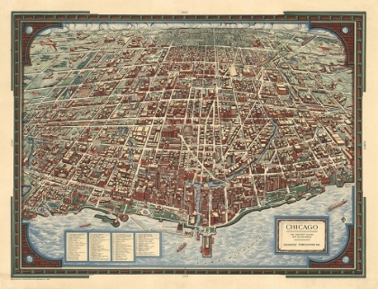 Picture of MAP OF CHICAGO, 1938