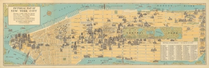 Picture of MAP OF NEW YORK CITY, 1926