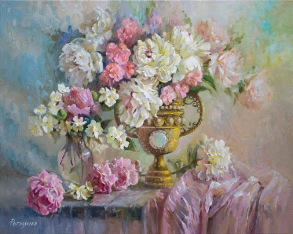 Picture of PEONIES AND JASMINE