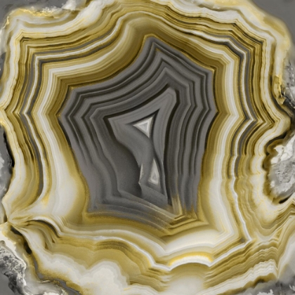 Picture of AGATE IN GOLD AND GREY II