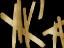 Picture of STROKES GOLD ON BLACK