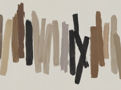 Picture of STROKES IN BROWN I