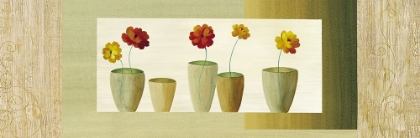 Picture of VASES AVEC FLEURS I