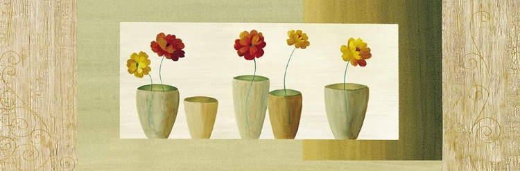 Picture of VASES AVEC FLEURS I