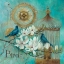 Picture of BLUE BIRDS AND MAGNOLIA