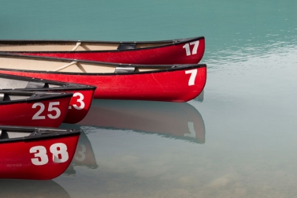 Picture of CANOES ON THE LAKE