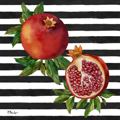 Picture of POMEGRANATE BUNCH I - STRIPES