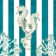 Picture of LINED SEAHORSE - TEAL